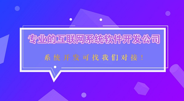 互联网系统软件开发公司