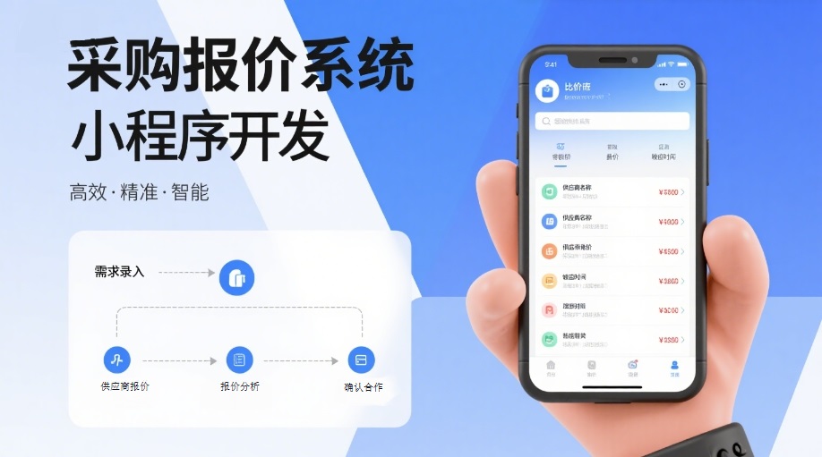 SRM供应商管理系统竞价管